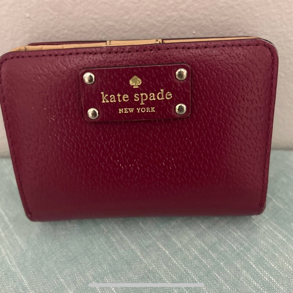 Kate Spade Deep Red Card Holder